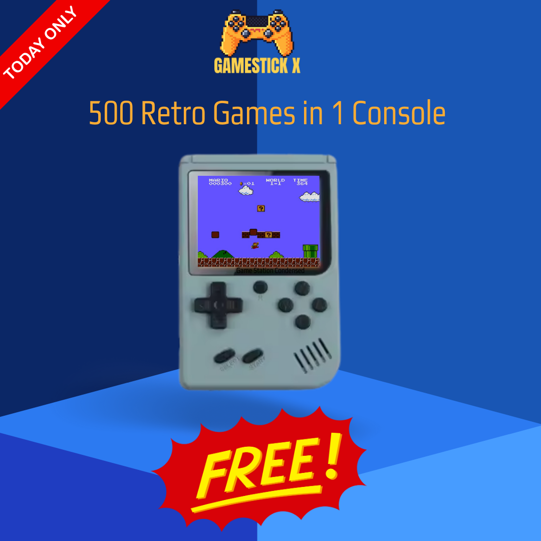 500 Retro Game Console (Free Only Today)